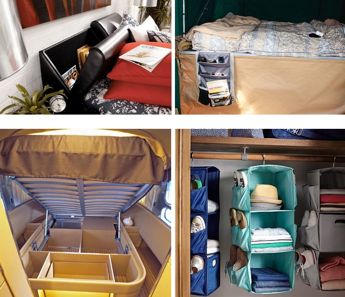 bedroom motorhome storage