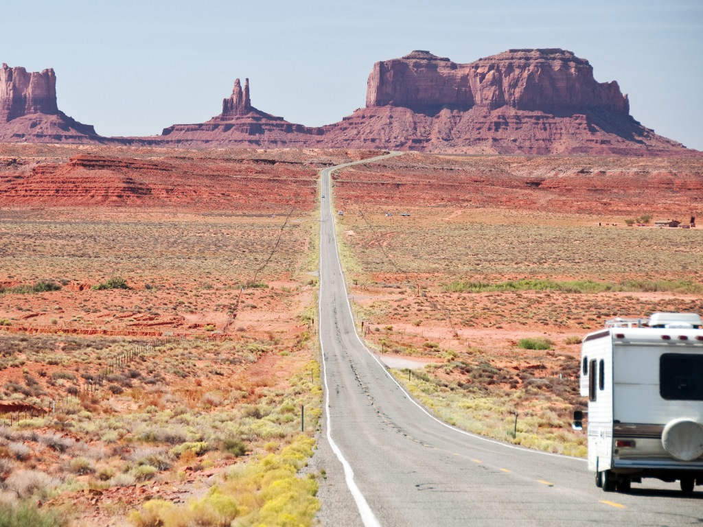 rv in desert