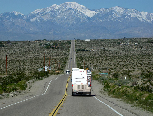 rv on road