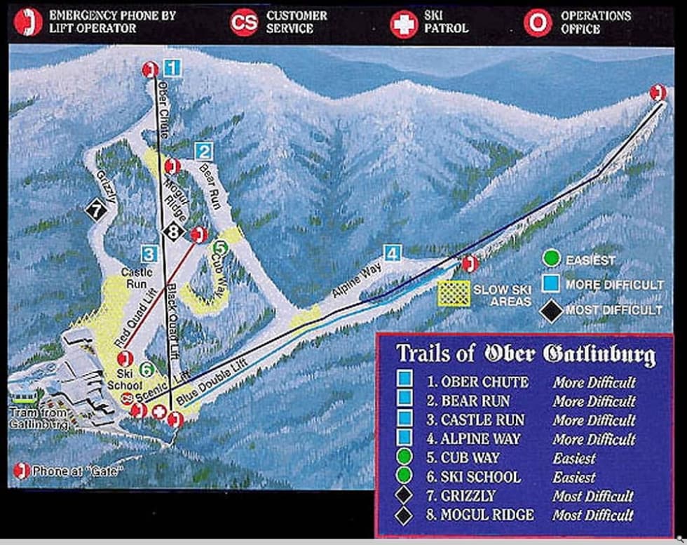 gatlinburg trail map